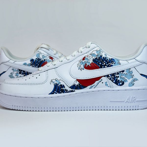 Kanagawa Waves Custom Air Force 1