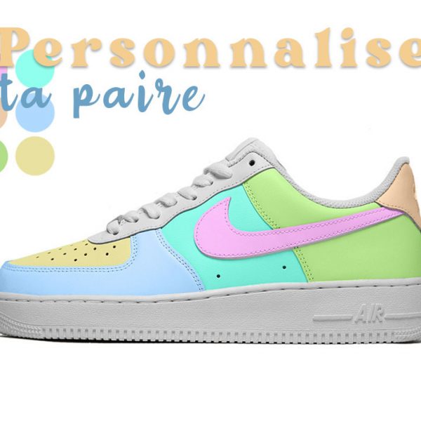 Pastel Personnalise Custom Air Force 1