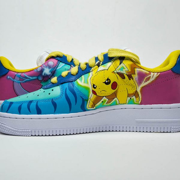 Pikachu Et Mewtwo Custom Air Force 1