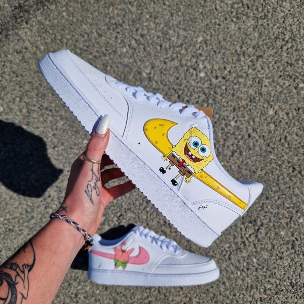 Spongebob et Patrick Custom Air Force 1