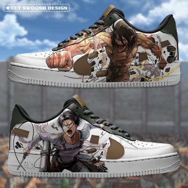 AttackOnTitan Painted Custom Air Force 1