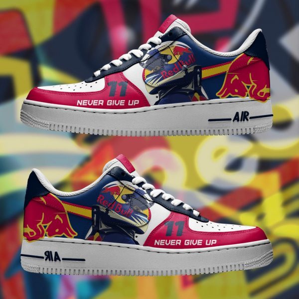 Checo Perez Red Custom Air Force 1