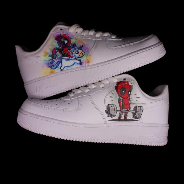 Deadpools Deadlift Custom Air Force 1