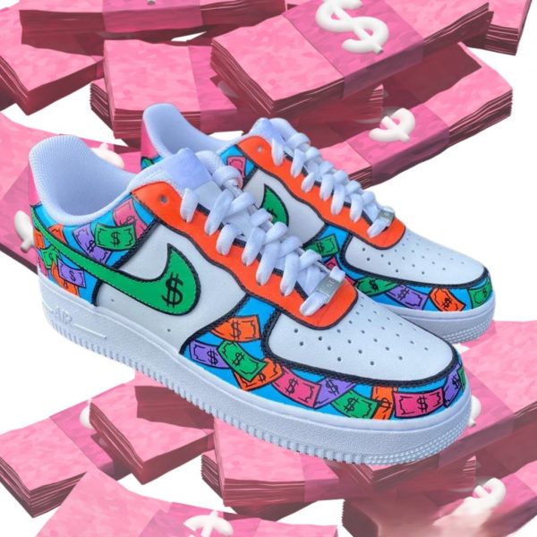 Dollar Splash Custom Air Force 1