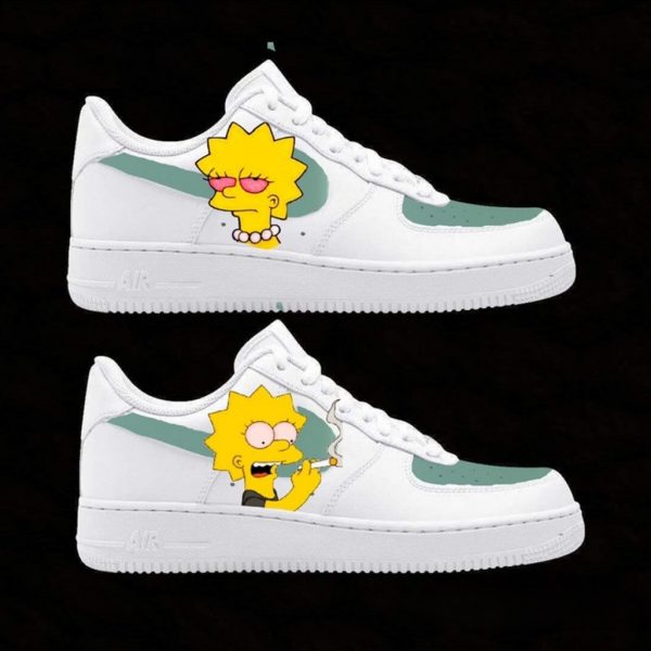 High Lisa Simpson Custom Air Force 1