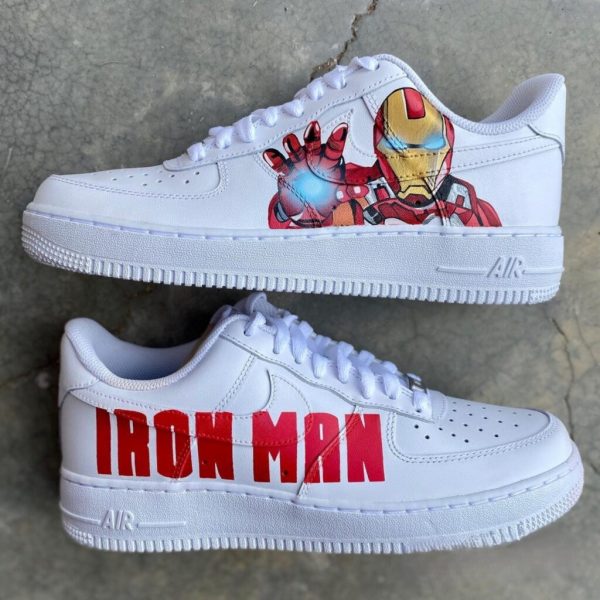 Iron Man Marvel Custom Air Force 1