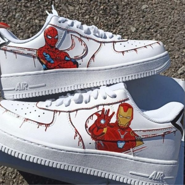 Iron Man Spidy Custom Air Force 1