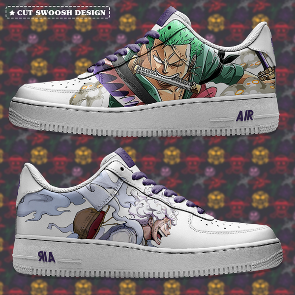 Luffy Gear 5 Zoro Custom Air Force 1