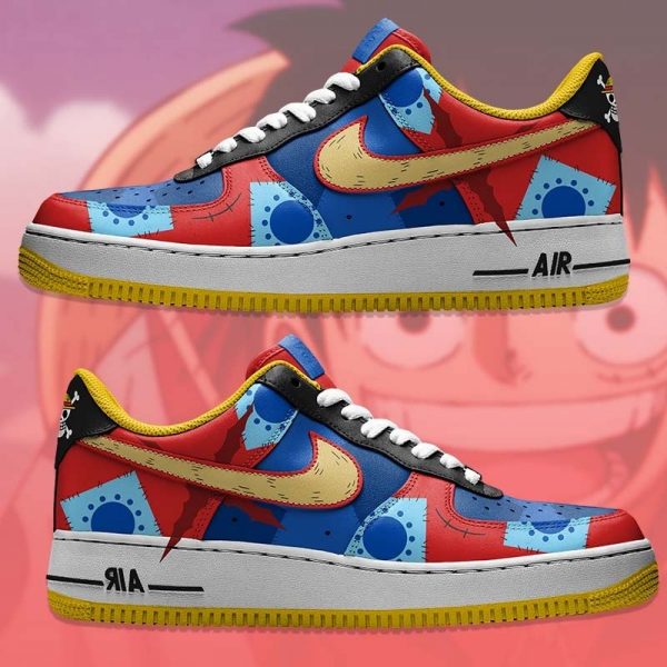 Luffy OP Painting Custom Air Force 1