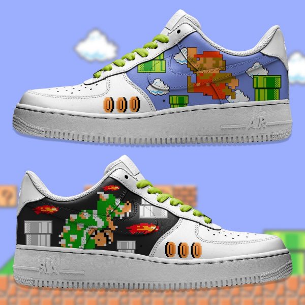 Mario Bros Retro Custom Air Force 1