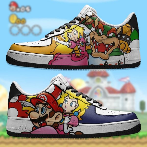 Mario vs Bowser Custom Air Force 1