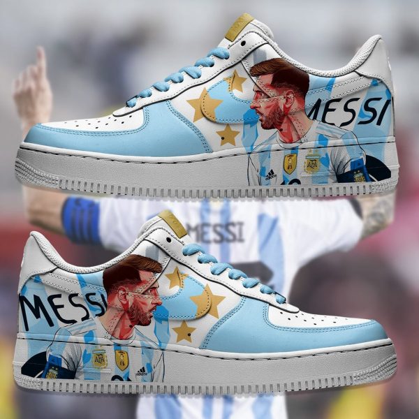 Messi Argentina National Custom Air Force 1