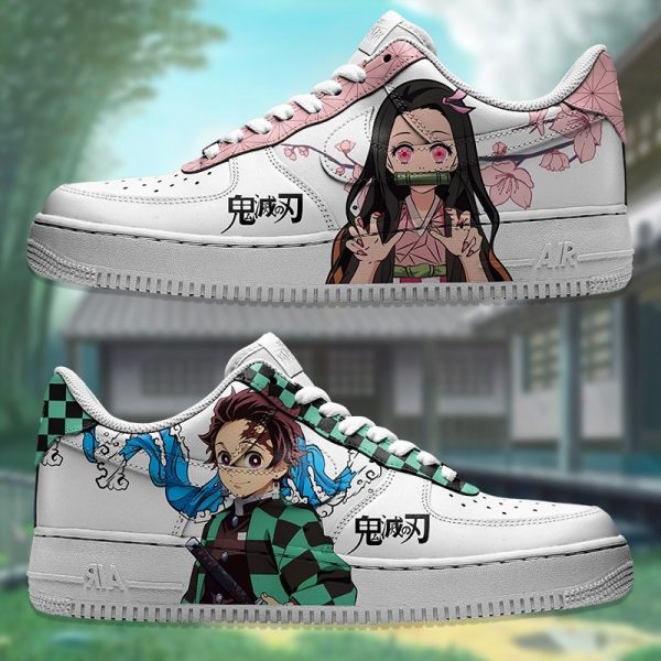 Nezuko And Tanjiro Custom Air Force 1