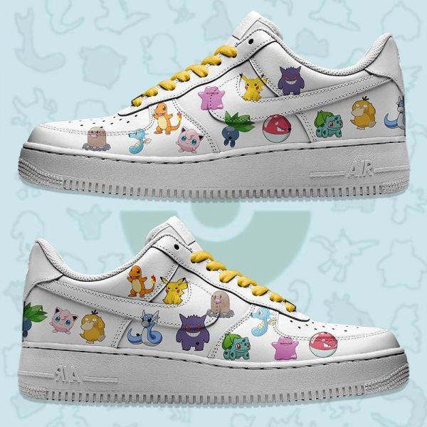 Pokemon Handpainted Custom Air Force 1