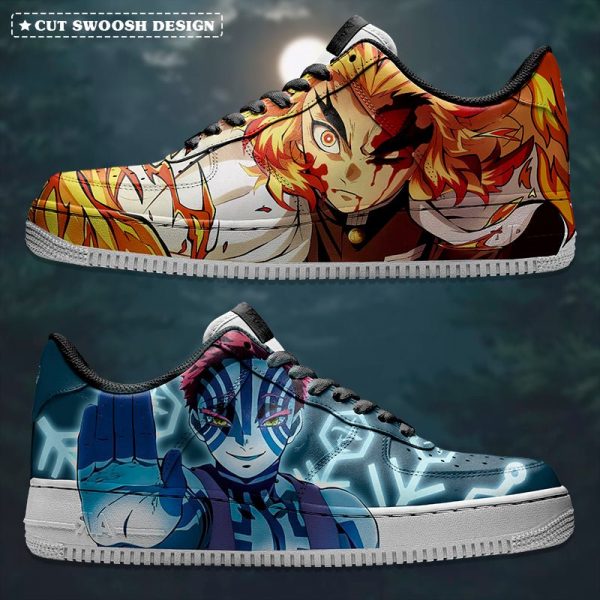 Rengoku & Akaza Custom Air Force 1