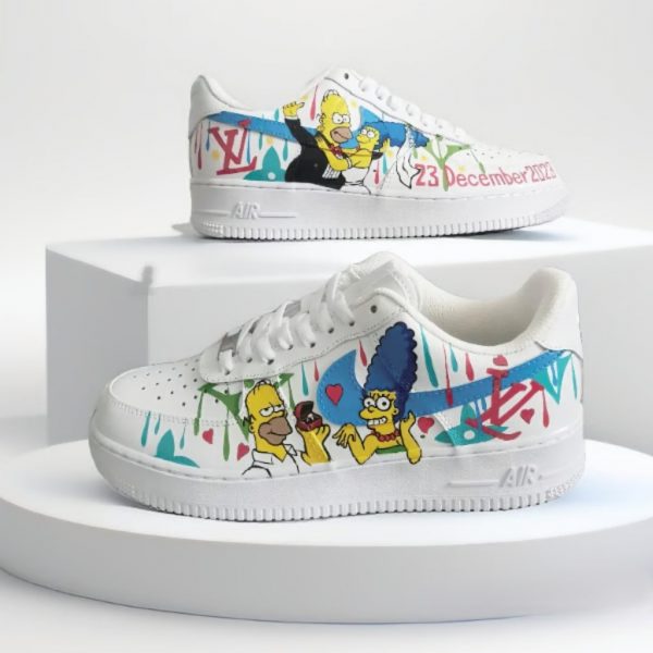 Simpsons Love Custom Air Force 1