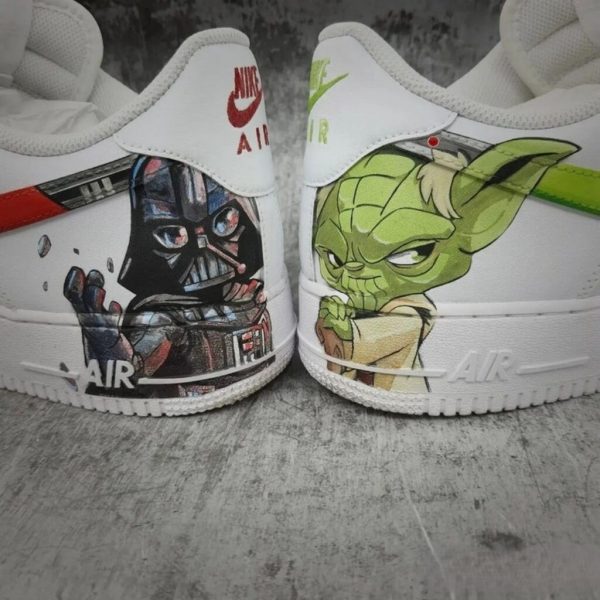 Sith vs Yoda Custom Air Force 1