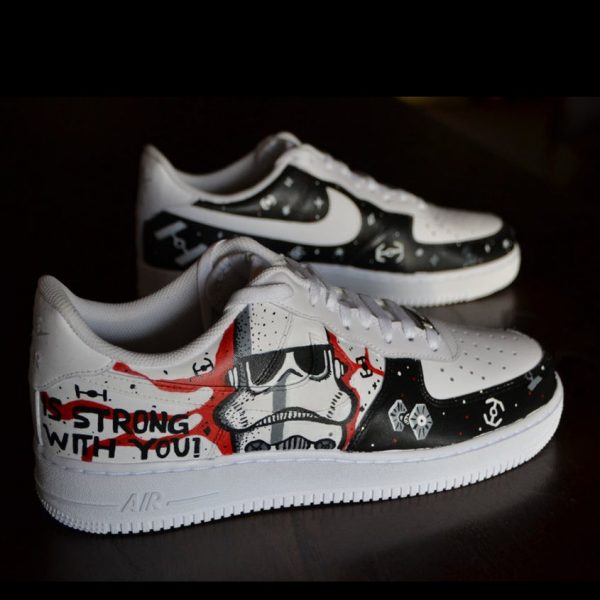 Star Wars Black Custom Air Force 1