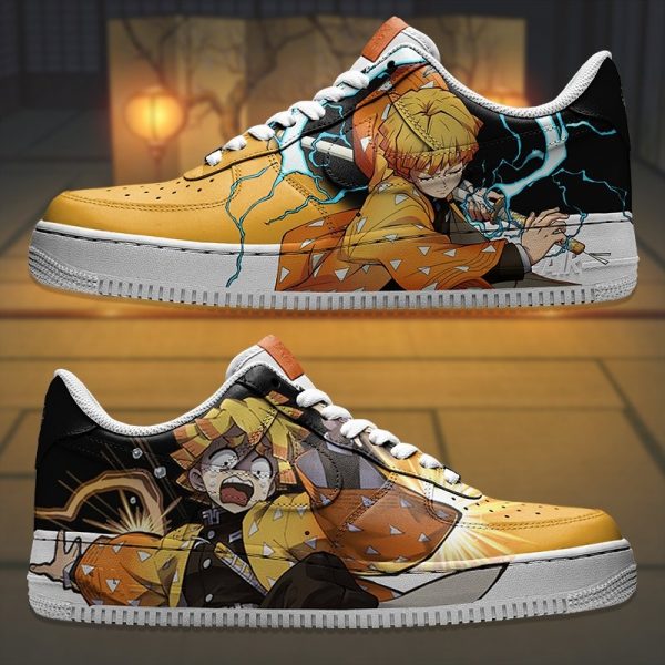 Zenitsu Painting Custom Air Force 1