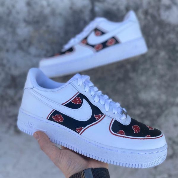 Akatsuki Naruto Painting Custom Air Force 1