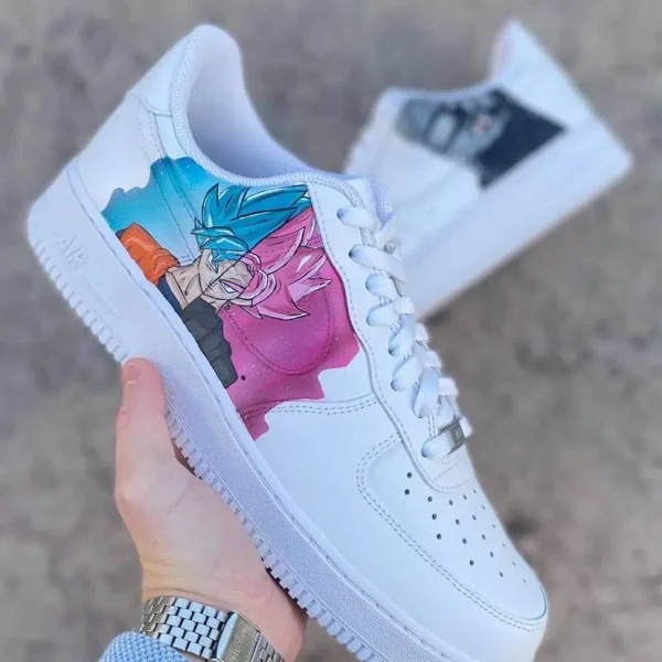 DBZ Goku Anime Custom Air Force 1