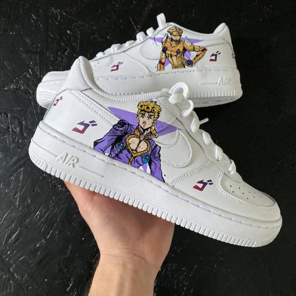 Jojo Bizarre Painted Custom Air Force 1