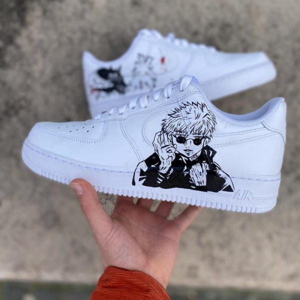 Painted Jujutsu Kaisen Custom Air Force 1