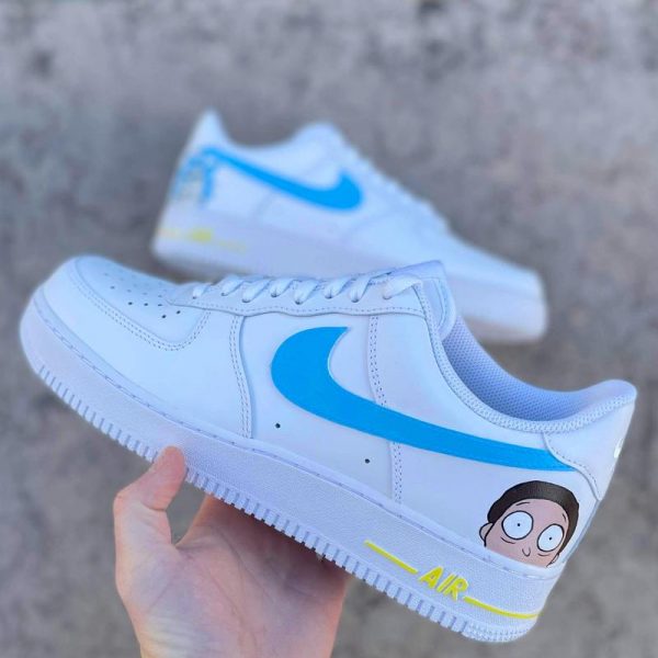 Rick and Morty Custom Air Force 1