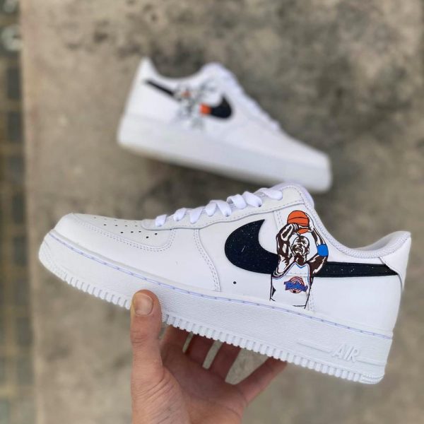 Space Jam Bastketball Custom Air Force 1