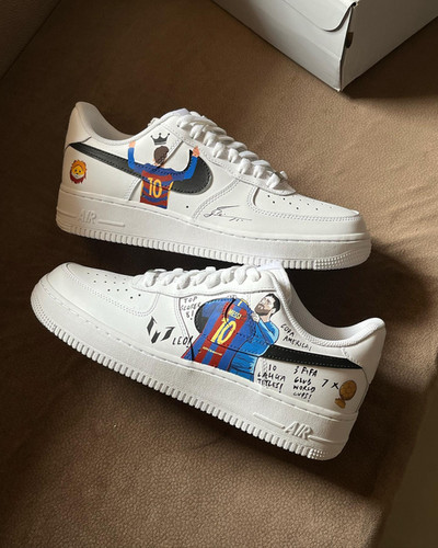 Messi Barcelona Custom Air Force 1