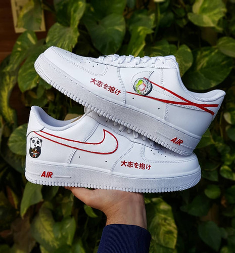 Panda Sushi Custom Air Force 1