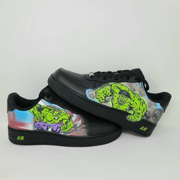 Hulk Painting Custom Air Force 1