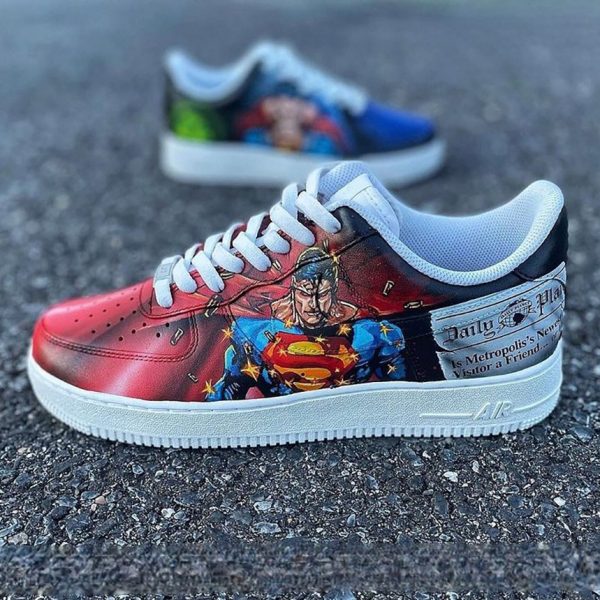 Superman Painting Custom Air Force 1