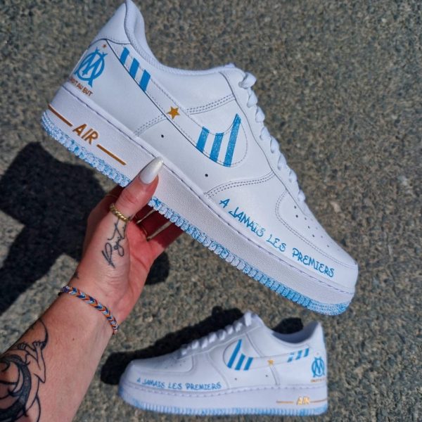 Olympique Marseille OM Custom Air Force 1