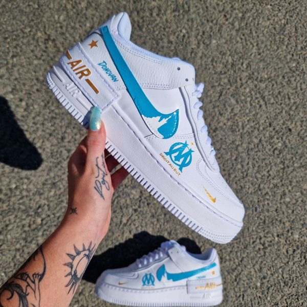 Olympique De Marseille Custom Air Force 1