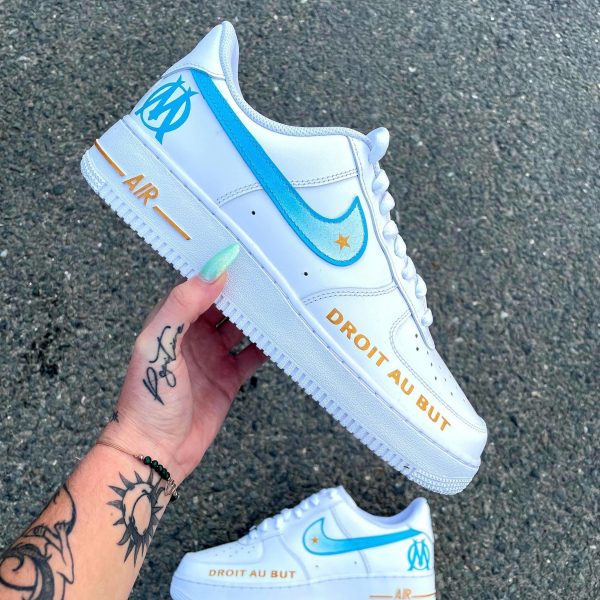 OM Olympique Marseille Custom Air Force 1