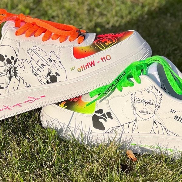 Offwhite Zoro Trafalga Custom Air Force 1