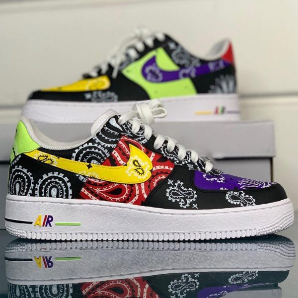 Bandana Painting Custom Air Force 1