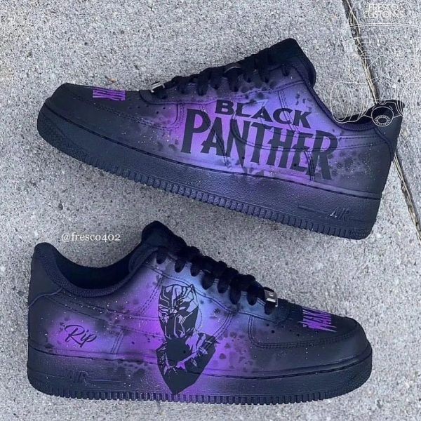 Anime Character Purple Custom Air Force 1