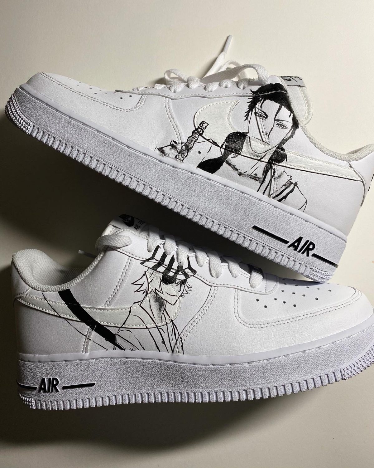 Simple Anime Characters Custom Air Force 1