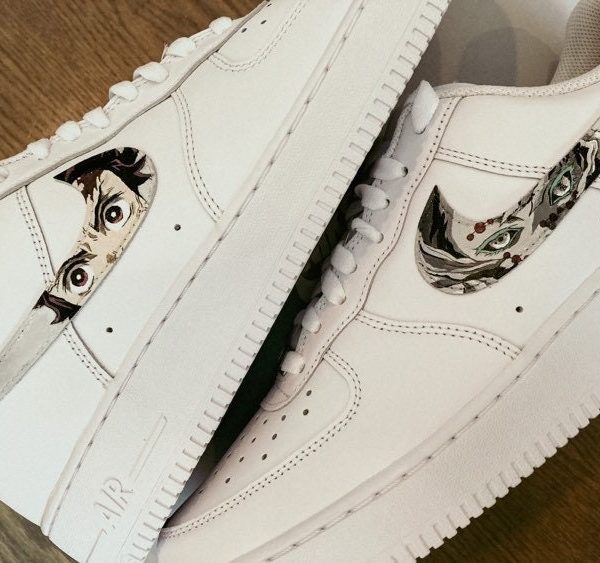 Anime Eyes Painting Custom Air Force 1