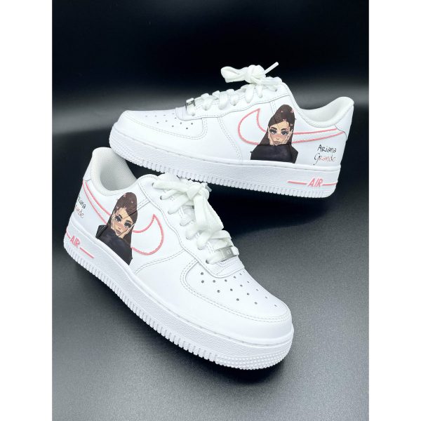 Ariana Grande Painted Custom Air Force 1