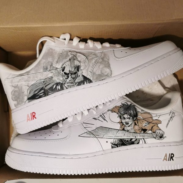 Themed Attack Titan Custom Air Force 1