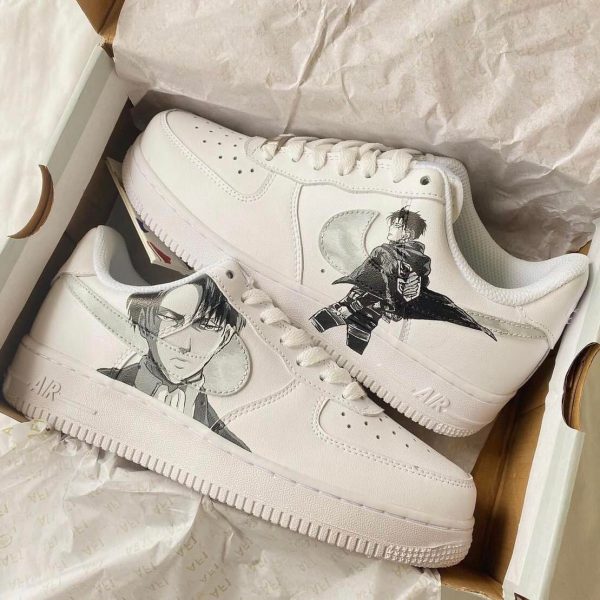 Levi Ackerman Painting Custom Air Force 1