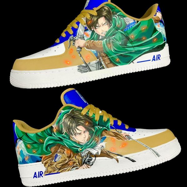 Levi Hand Painted Custom Air Force 1