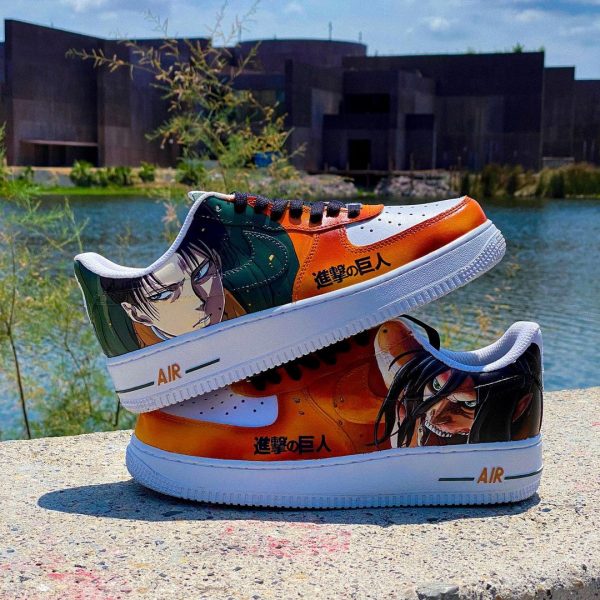 Painted Levi Eren Custom Air Force 1