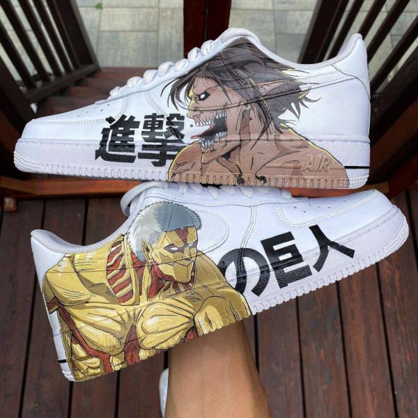 Attack Titan X Armored Titan Custom Air Force 1