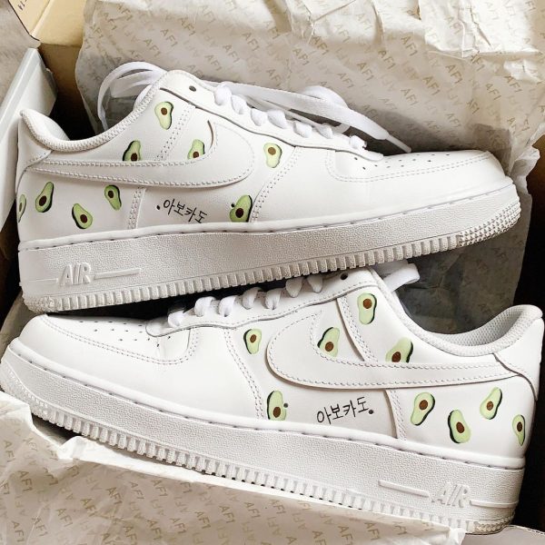 Avacado Fruit Custom Air Force 1