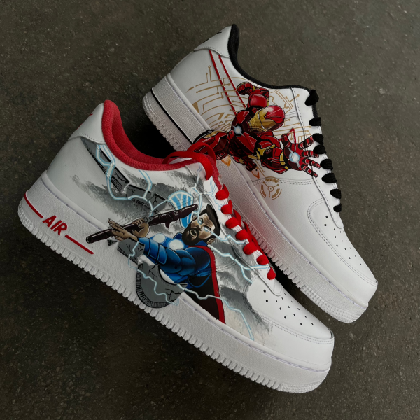 Avengers Painting Custom Air Force 1