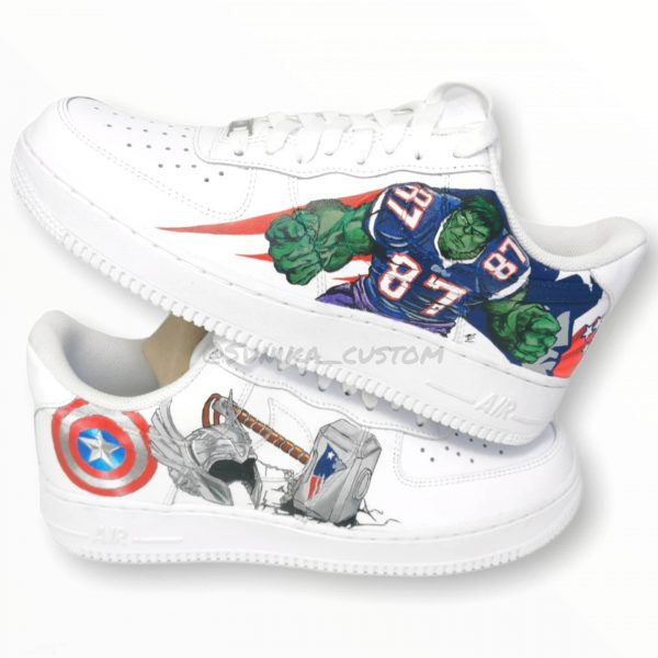 Avengers Painted Custom Air Force 1